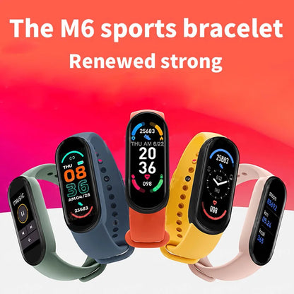 M6 Smart Watch for Fitness Tracking and Heart Rate Monitoring - Smarsty