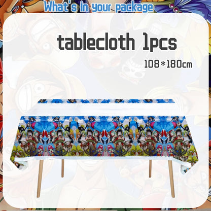 One Piece Birthday Party Disposable Tableware Set - Smarsty