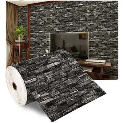 Self-Adhesive 3D Brick Wallpaper for Stylish Decor - Smarsty