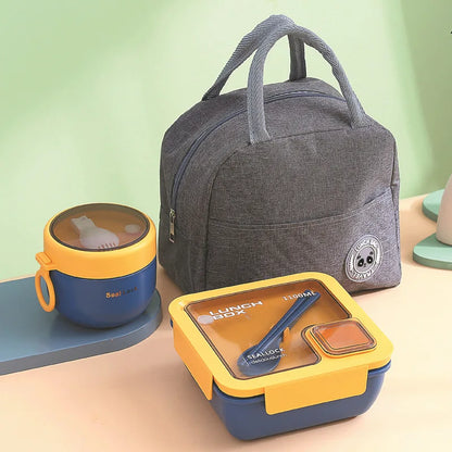 Insulated Lunch Box Bag Portable Thickened For Students - Smarsty