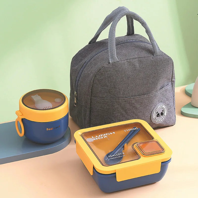 Insulated Lunch Box Bag Portable Thickened For Students - Smarsty