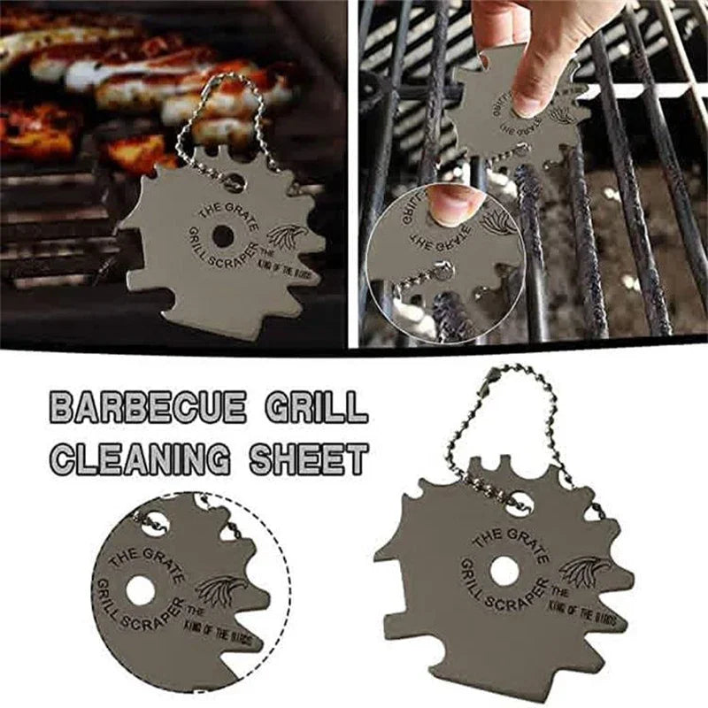 Stainless Steel BBQ Grill Cleaning Brush Tool - Smarsty