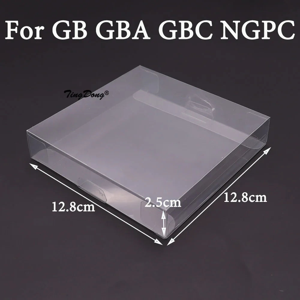 10PCS Clear Game Cartridge Box Protectors for Nintendo - Smarsty