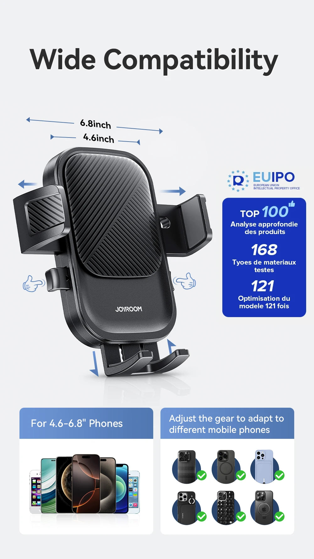 Car Air Vent Phone Holder Mount 360 Rotation Universal - Smarsty