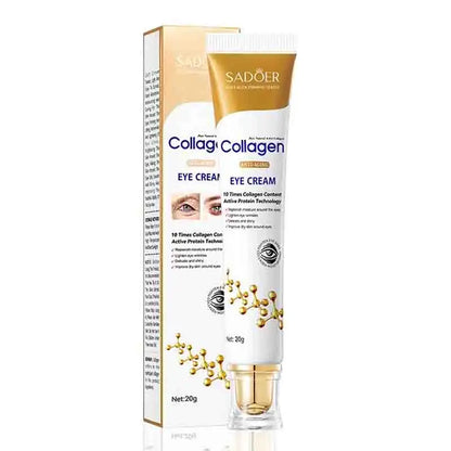SADOER Collagen Eye Cream for Dark Circles and Puffiness Removal - Smarsty