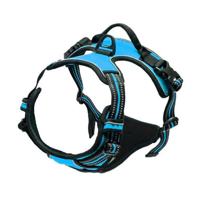 Heavy Duty Reflective No Pull Dog Harness with Easy Control Handle - Smarsty