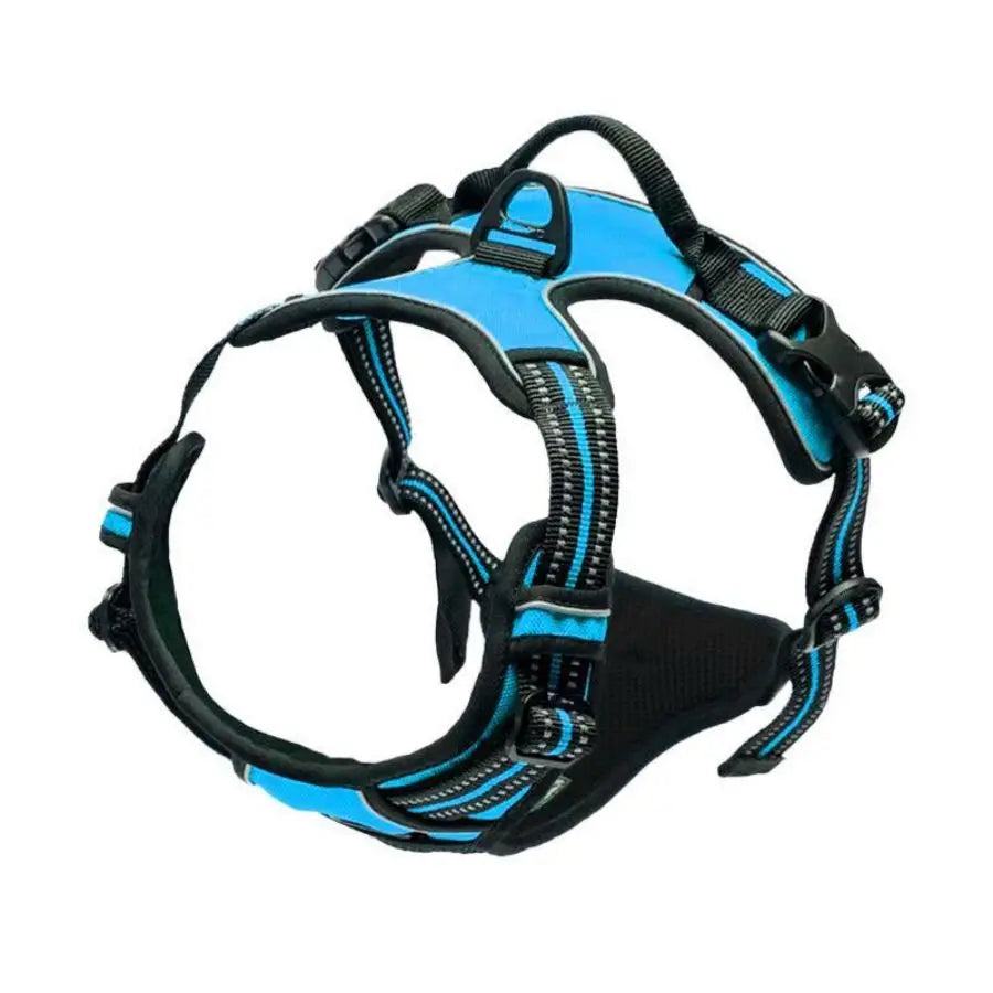 Heavy Duty Reflective No Pull Dog Harness with Easy Control Handle - Smarsty