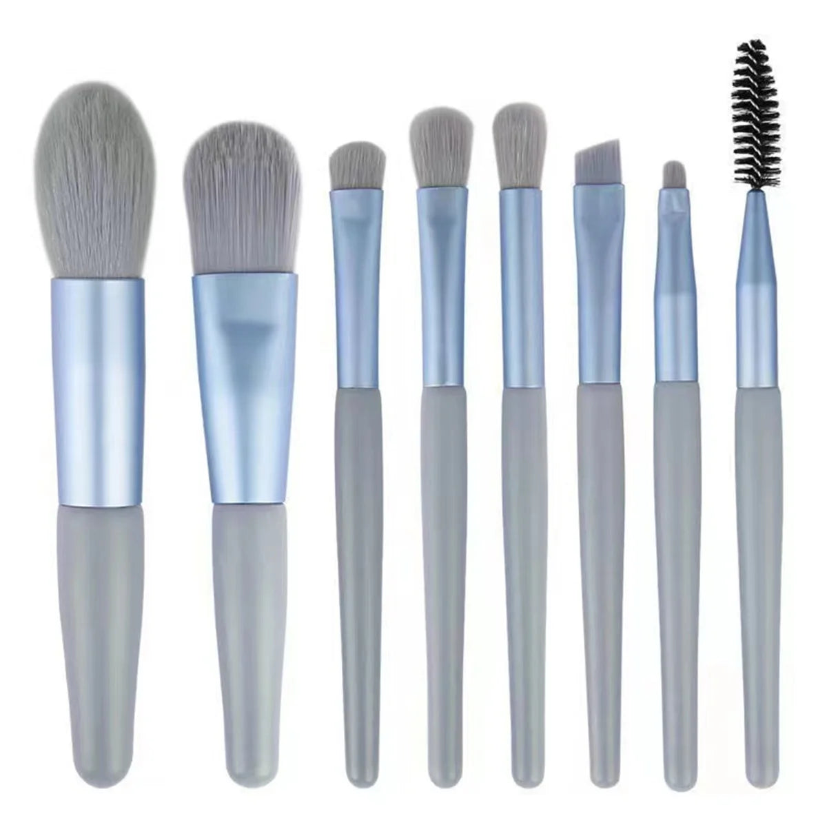 8 Piece Soft Fluffy Makeup Brush Set for Flawless Blending - Smarsty