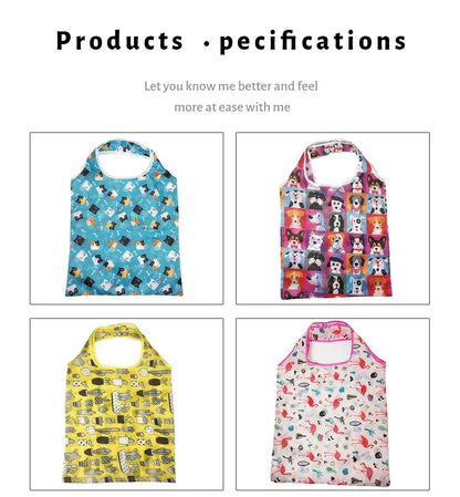 Reusable Nylon Grocery Bag Foldable Tote Eco Friendly - Smarsty