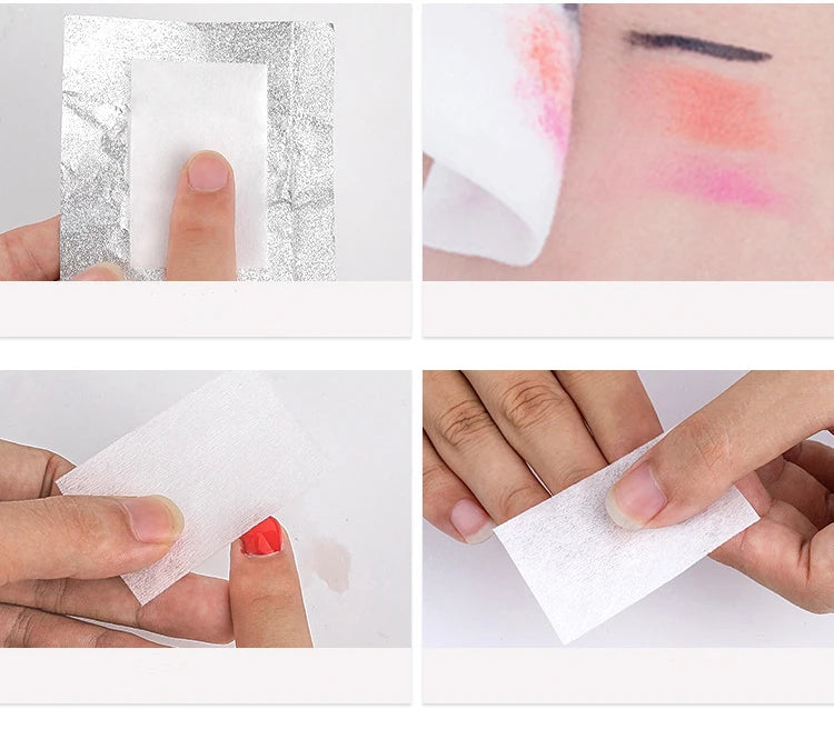 100 Percent Cotton Lint-Free Nail Wipes for Easy Removal - Smarsty