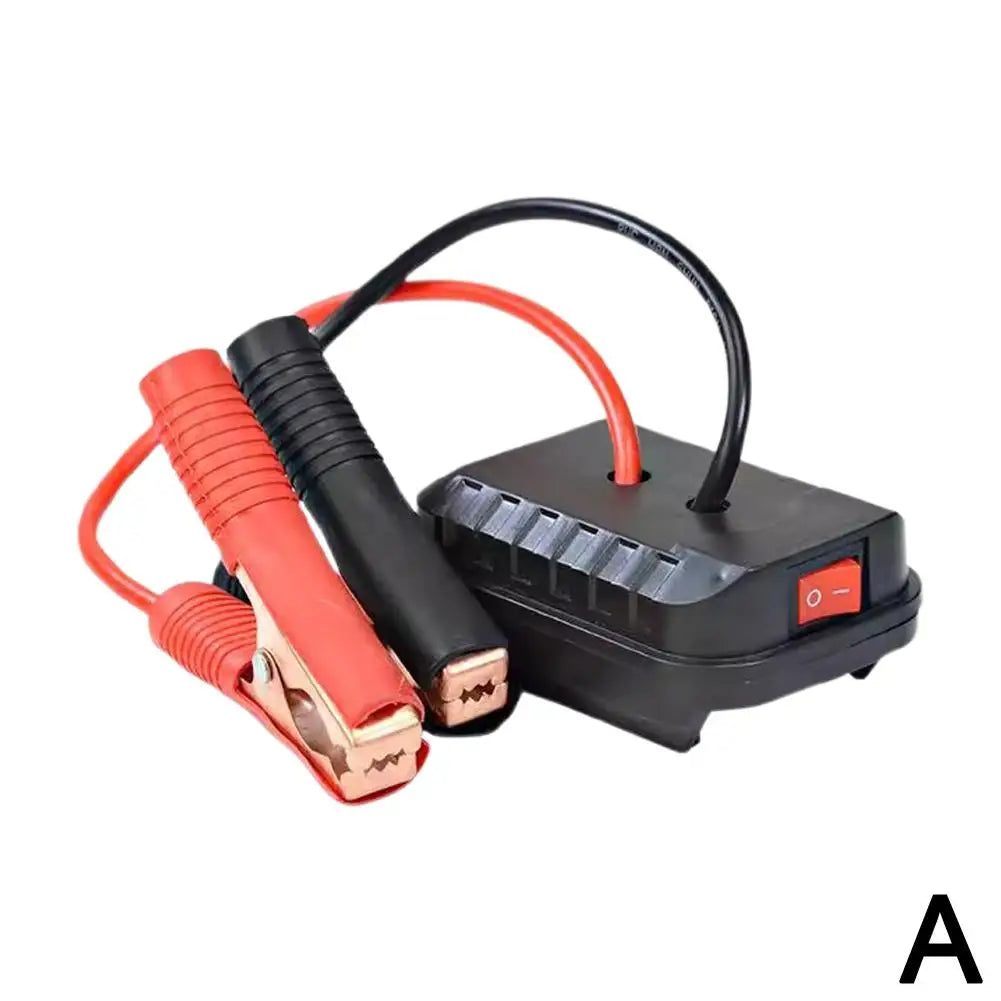 Car Lithium Battery Converter Charger Clip Auto Igniter Jump Starter For Makita Booster Cable Adapter Emergency Power DIY Tools - Smarsty