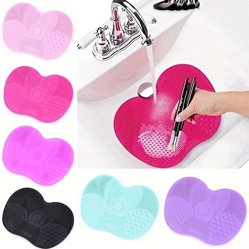 Silicone Apple Brush Cleaning Pad with Suction Cup - Smarsty