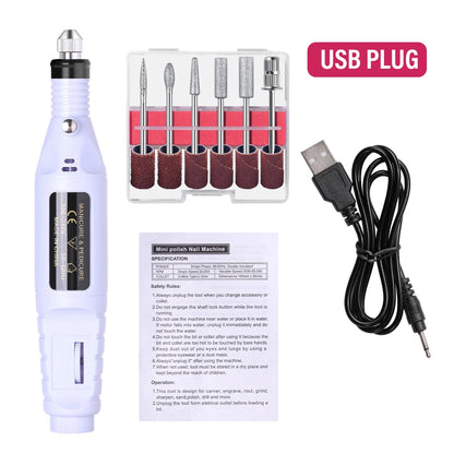 YIKOOLIN Electric Nail Drill Machine Kit for Perfect Manicures - Smarsty