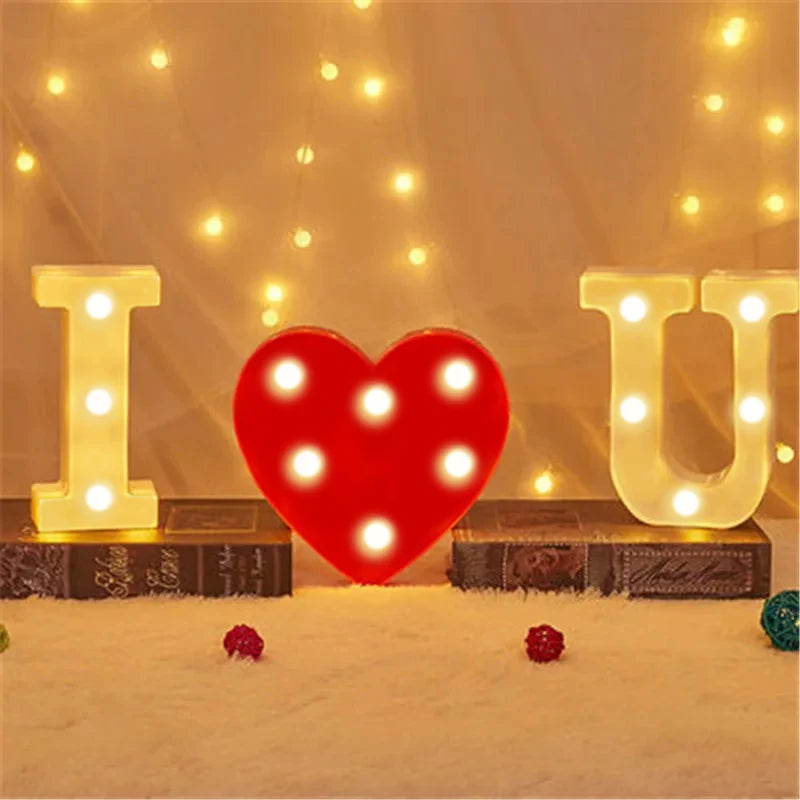 Luminous Alphabet LED Letter Night Light Decor - Smarsty