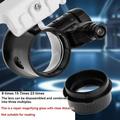 LED Magnifying Glass with Adjustable Magnification for Precision Viewing - Smarsty