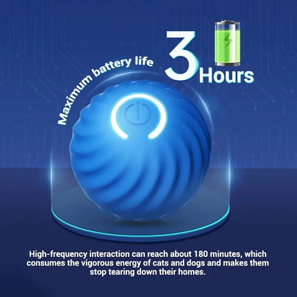 Automatic Moving Dog Toy Ball for Interactive Play - Smarsty