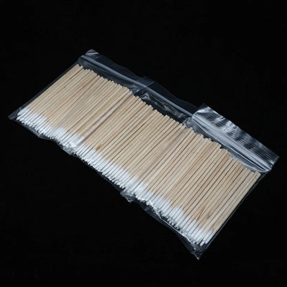 300 Pcs Wooden Cotton Swabs for Nail Polish Removal - Smarsty