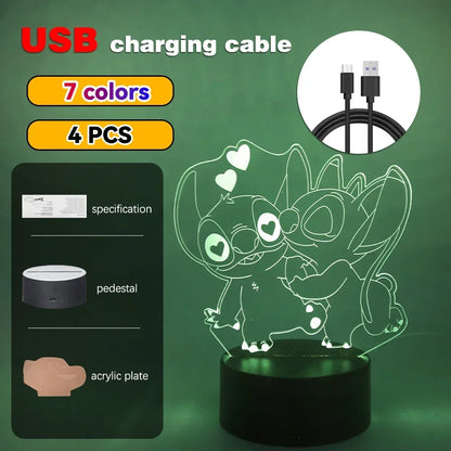 3D Illusion LED Night Light with Remote Control - Smarsty