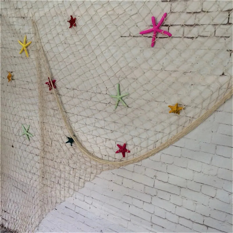 Nautical Fishing Net Wall Hanging for Home Decor - Smarsty