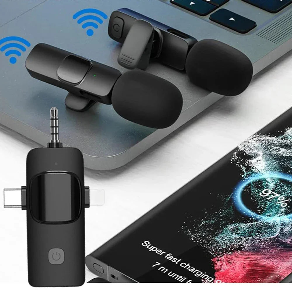 Basix Professional Wireless Lavalier Microphone for Live Recording - Smarsty
