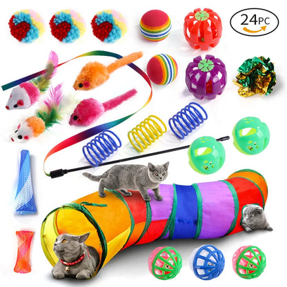 Interactive Cat Toy Combination Set for Fun Play - Smarsty