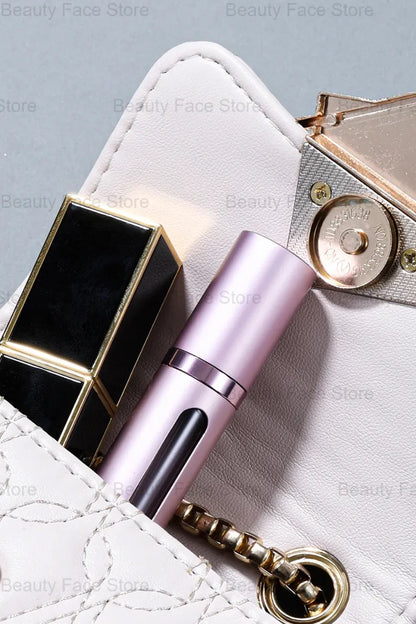 Portable Glass Refillable Perfume Bottle with Spray Pump - Smarsty