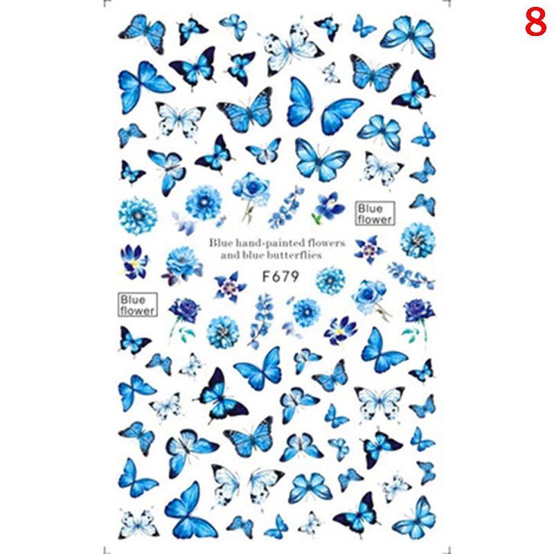 Luxury 3D Butterfly Nail Stickers for Stunning Art - Smarsty