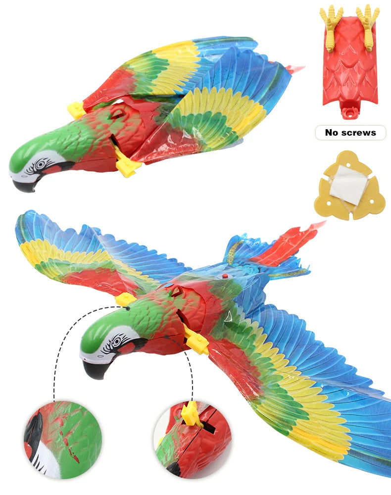 Interactive Electric Flying Bird Cat Toy for Engaging Play - Smarsty