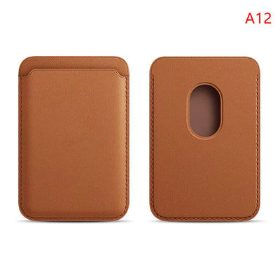 MagSafe Leather Wallet Case With Card Holder For iPhone - Smarsty