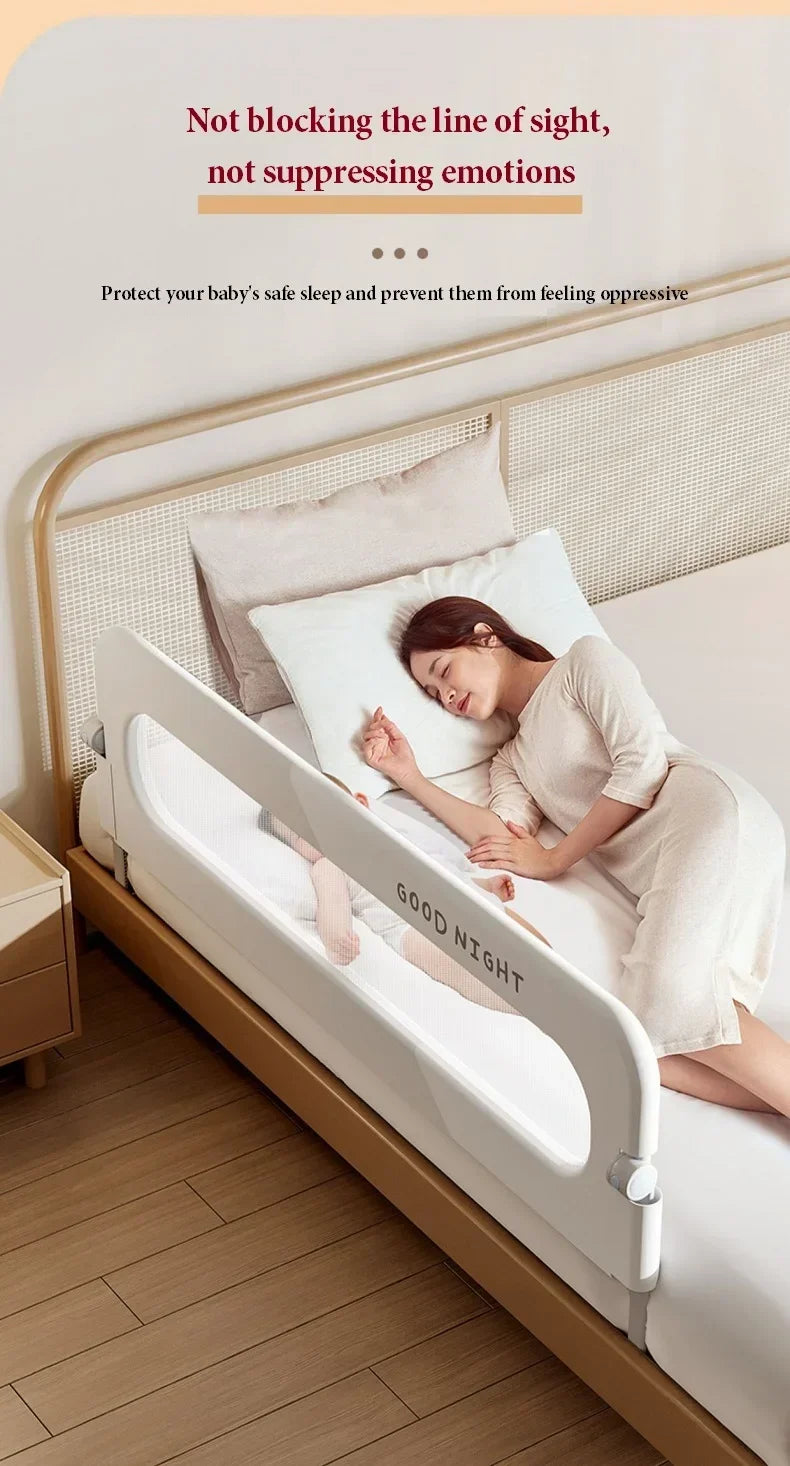 Adjustable Baby Bed Rail Safety Guard For Crib And Bed - Smarsty