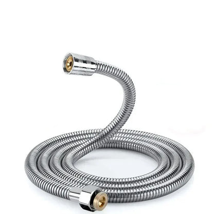 Stainless Steel Shower Hose Extension Tube 2M Durable Water Supply - Smarsty