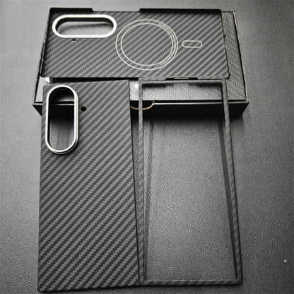 Aramid Magnetic Case For Z Fold 7 Carbon Fiber MagSafe - Smarsty