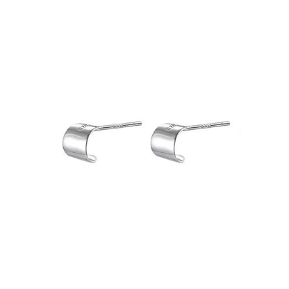 Geometric Striped Large Ear Buckle Earrings for Women - Smarsty