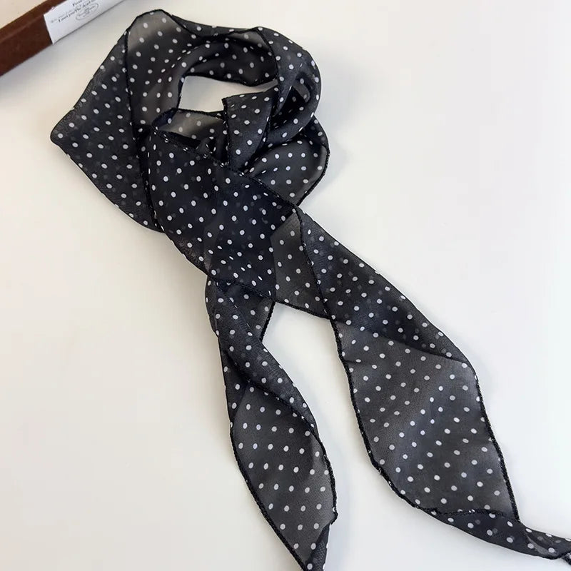 Animal Print Scarf Belt Satin Hair Band for Women - Smarsty
