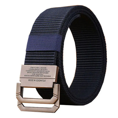 Men Canvas Tactical Belt Durable Military Nylon Strap - Smarsty