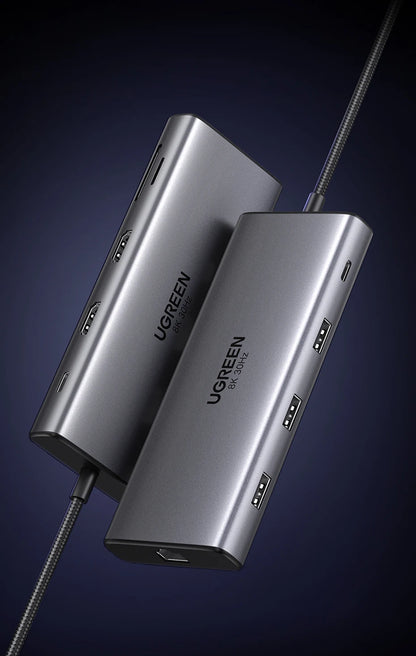 USB C Docking Station HDMI Hub 8K 4K Including RJ45