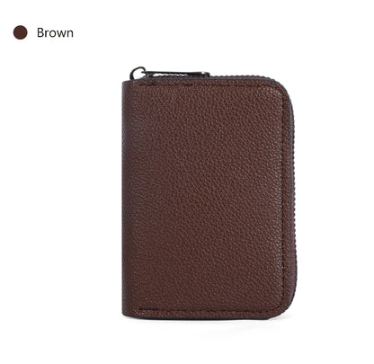 20 Detents Cards Holders PU Business Bank Credit Bus ID Card Holder Cover Coin Pouch Anti Demagnetization Wallets Bag Organizer