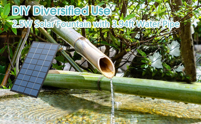 Solar Fountain Pump Kit for Low Noise Outdoor Decor - Smarsty