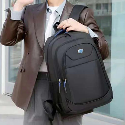 Men's and Women's Double-Shoulder Backpack - Solid Color - Business Travel, Business Trip, Commuting, Casual Use - Smarsty