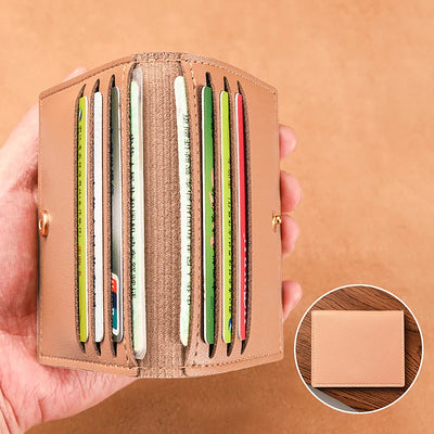 1Pc Card Bag Slim And Compact Bank ID Card Case Driver's License Wallet Simple And Anti Demagnetization Card Holder - Smarsty