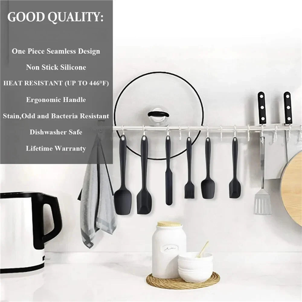 Silicone Spatula Set for Baking Non Stick Heat Resistant - Smarsty