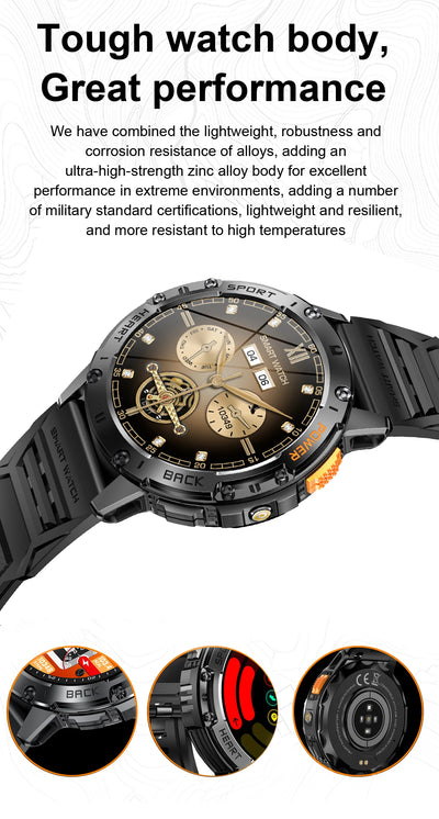 AMOLED Waterproof Smart Watch for Fitness Tracking - Smarsty