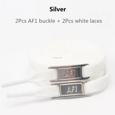 Original AF1 Shoelaces Combination White Flats laces and Shoe Decoration Suit Sneaker Shoelace Air Force one Shoes Accessories - Smarsty