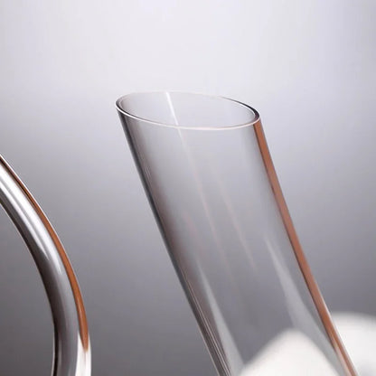 Handmade 1500ML Crystal Wine Decanter for Elegant Serving - Smarsty