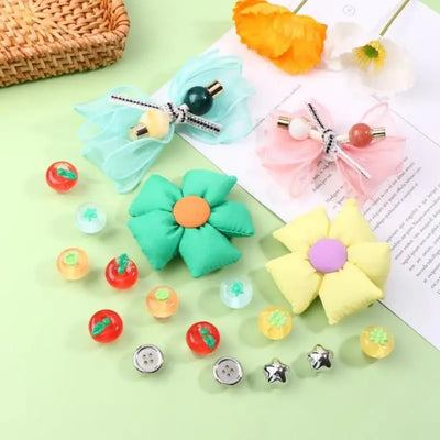 14pcs Shoes Charms Removable Cute Transparent Tomatoes Shoe Accessories For Girls Summer Shoes DIY Hole - Smarsty