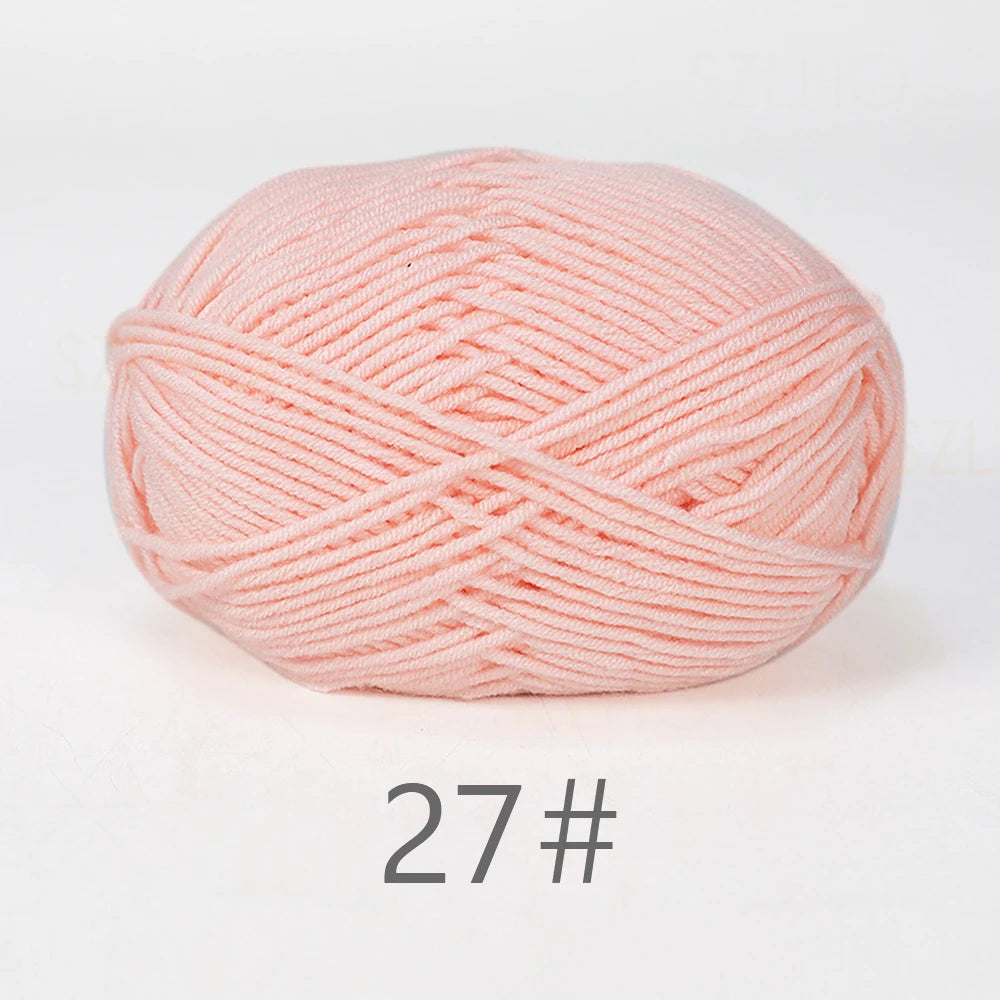 Soft Milk Cotton Yarn for Hand Knitting Projects - Smarsty