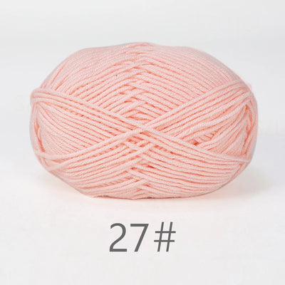 Soft Milk Cotton Yarn for Hand Knitting Projects - Smarsty