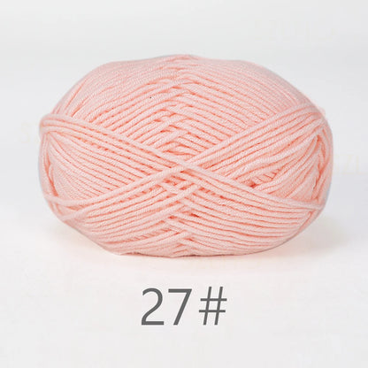 Soft Milk Cotton Yarn for Hand Knitting Projects - Smarsty