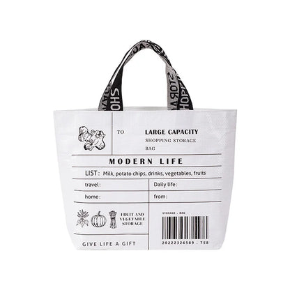 Waterproof Large Capacity Grocery Shopping Bag One Shoulder - Smarsty