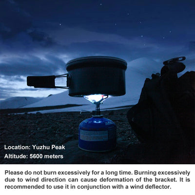 BRS Outdoor Gas Stove Mini Camping Gas Burner 25g Ultralight Titanium Picnic Hiking Cooking Stove Survival Furnace BRS-3000T by Smarsty